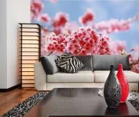 Painel Adesivo Sakura Rosas 1086-2025