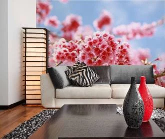 Painel Adesivo Sakura Rosas