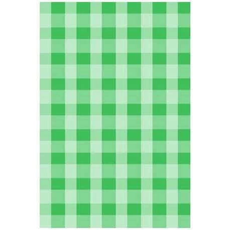 Um papel de parede xadrez verde com um fundo verde escuro