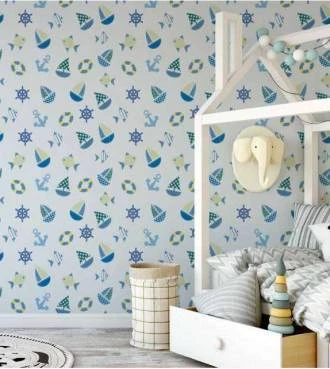 Papel de parede bebê marinheiro