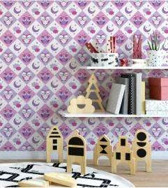 Papel de parede corujinha