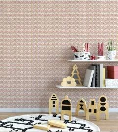 Papel de parede teen rosa com borboletas