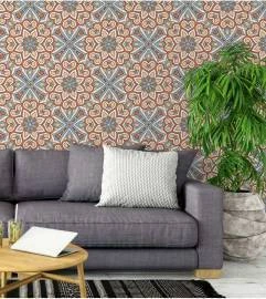 Papel de parede mosaico indiano