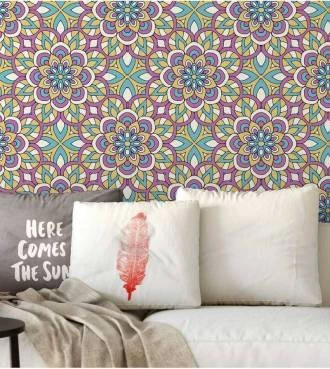 Papel de parede mosaico mandala