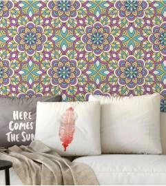 Papel de parede mosaico mandala