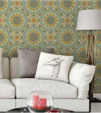 Papel de parede mosaico vitral