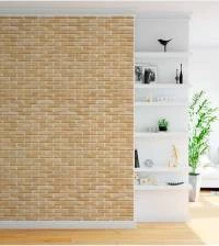 Papel de parede tijolinho bege 155-2122