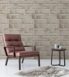 Papel de parede canjiquinha azulejo coco queimado