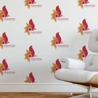 Papel de parede personalizado com logo 306-2177