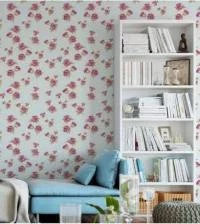 Papel de parede floral com rosas 582-2180