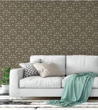 Papel de parede damask 01