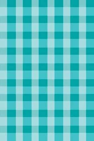 Papel de parede xadrez azul piscina