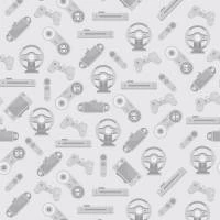 Papel de parede Gamer cinza 1108-2191