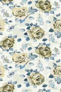 Papel de parede Floral em tons de azul 210-235