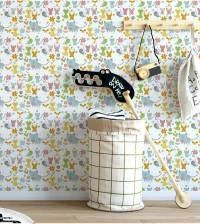 Papel de parede bixinhos infantil 1143-2352