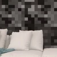 Papel de parede big pixel in black 1158-2435