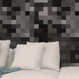 Papel de parede big pixel in black