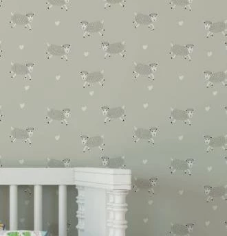 Papel de parede ovelhinhas