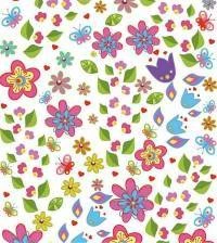 Papel de parede floral para crianças 1165-2461