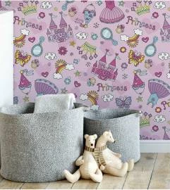 Papel de parede mundo de princesa