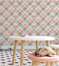 Papel de parede xadrez infantil 1179-2508