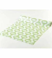 Papel de parede geométrico verde e branco 1226-2603