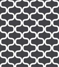 Papel de parede geométrico fundo preto 1238-2627