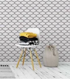 Papel de parede linhas em cinza