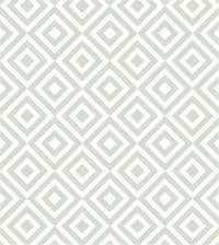 Papel de parede geométrico verde acizentado 1241-2633