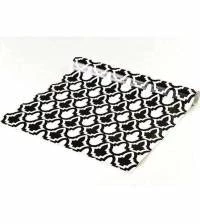 Papel de parede clássico branco e preto 1255-2661