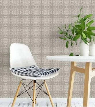 Papel de parede geometria cinza