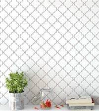 Papel de parede geométrico fundo branco 1257-2664