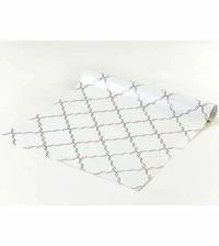Papel de parede geométrico fundo branco 1257-2665