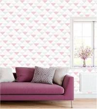 Papel de parede triangulos rosa 1259-2668