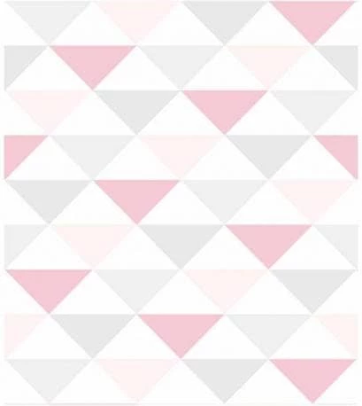 Papel de parede triangulos rosa 1259-2669