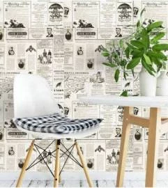 Papel de parede jornal vintage