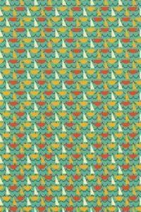 Papel de parede infantil com desenho de barquinhos