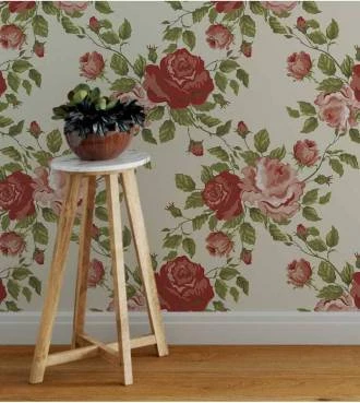 Papel de parede Double Rose