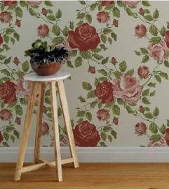 Papel de parede Double Rose