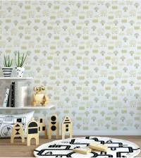 Papel de parede infantil ovelhinhas e árvores 543-2723