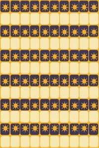 Papel de parede infantil em tons de amarelo e roxo