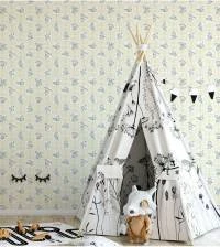 Papel de parede infantils e crianças xadrez 619-2734