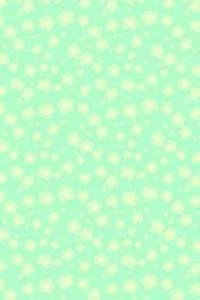 Papel de parede infantil com flores amarelas e fundo verde