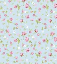 Papel de parede infantil floral com rosas 608-2741