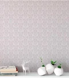 Papel de parede retro cinza com fundo lilas
