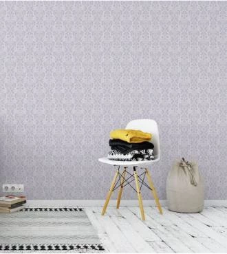 Papel de parede retro lilas com roxo