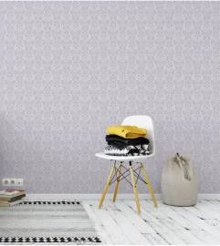 Papel de parede retro lilas com roxo