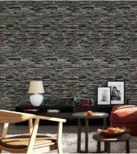 Papel de parede canjiquinha cinza e bege 178-2768