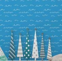 Papel de parede ondas do mar infantil 701-2801