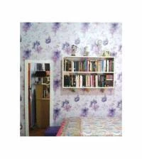 Papel de parede floral lilás aquarelado 1333-2938